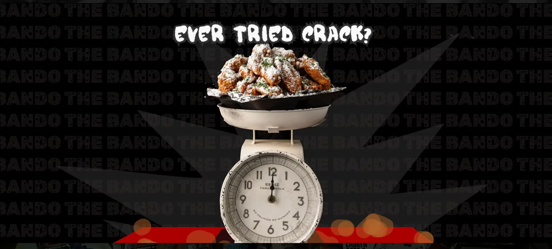 TheBando signature crack chicken dish, the No Cap bestseller